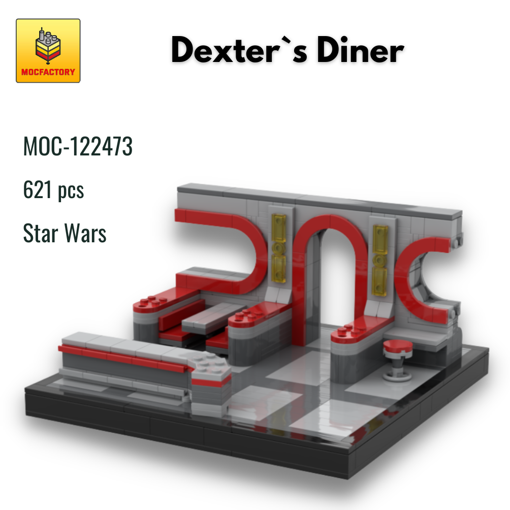 MOC 122473 Star Wars Dexters Diner MOC FACTORY - MOULD KING
