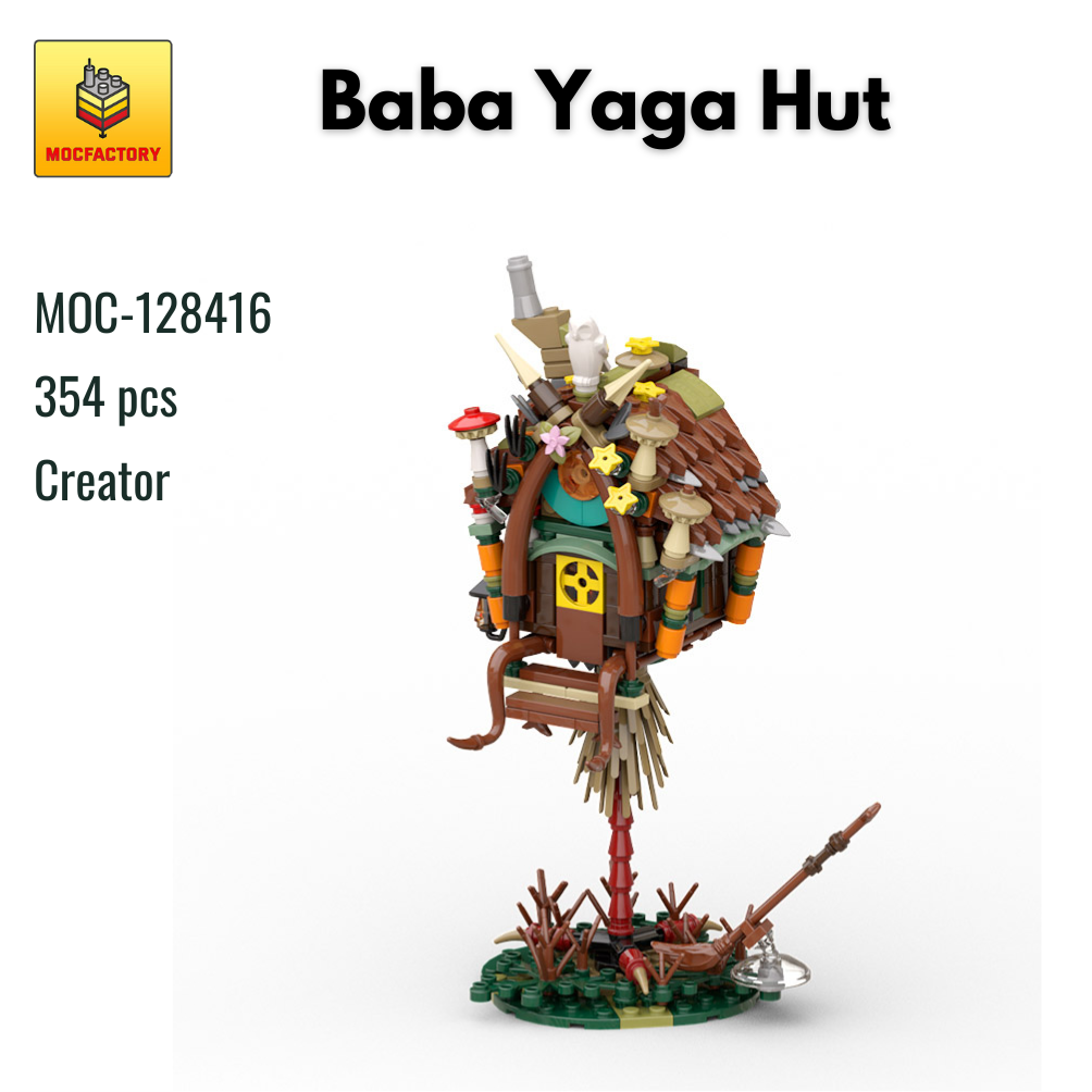 MOC-128416 Baba Yaga Hut With 354 Pieces