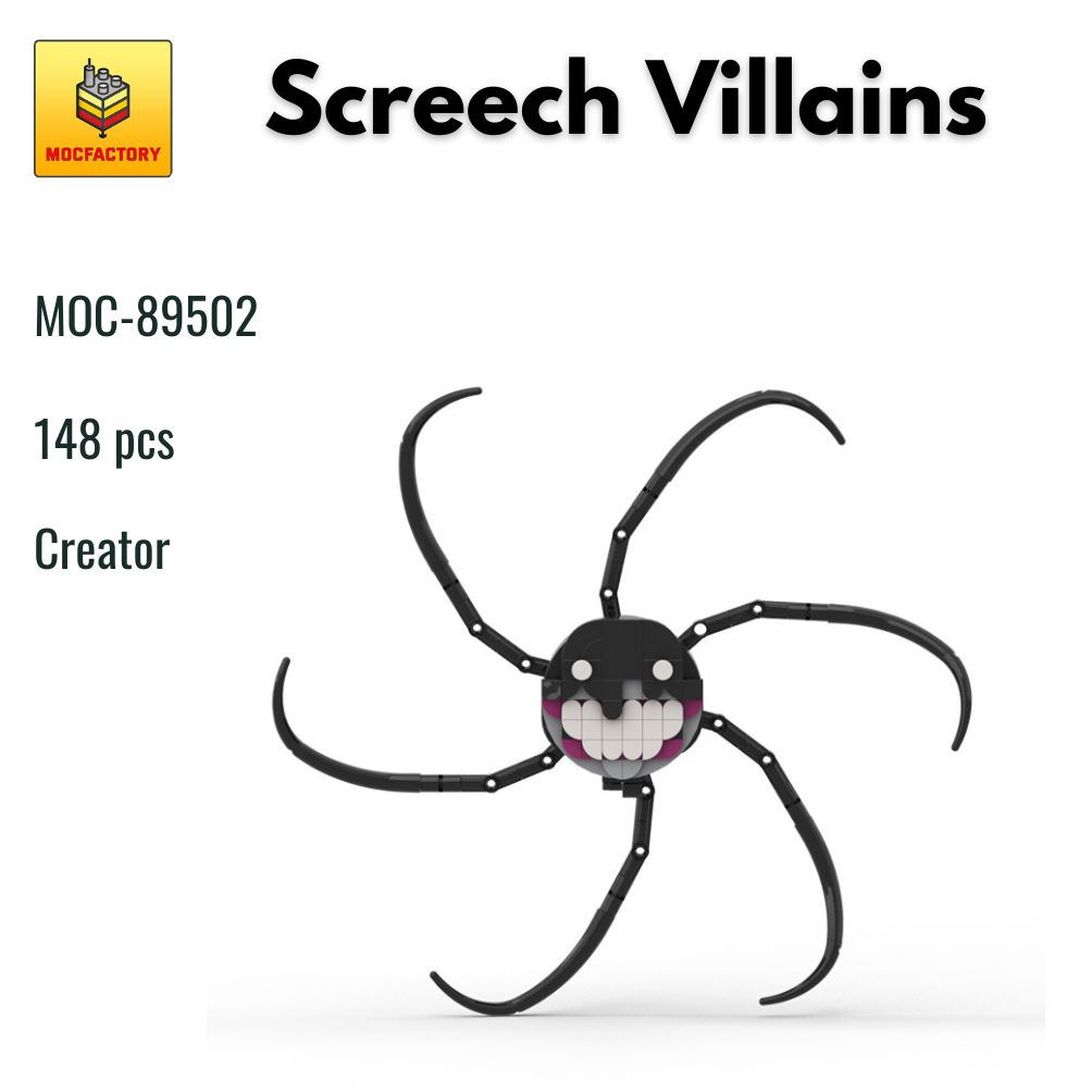 MOC-89502 Screech Villains With 148 Pieces