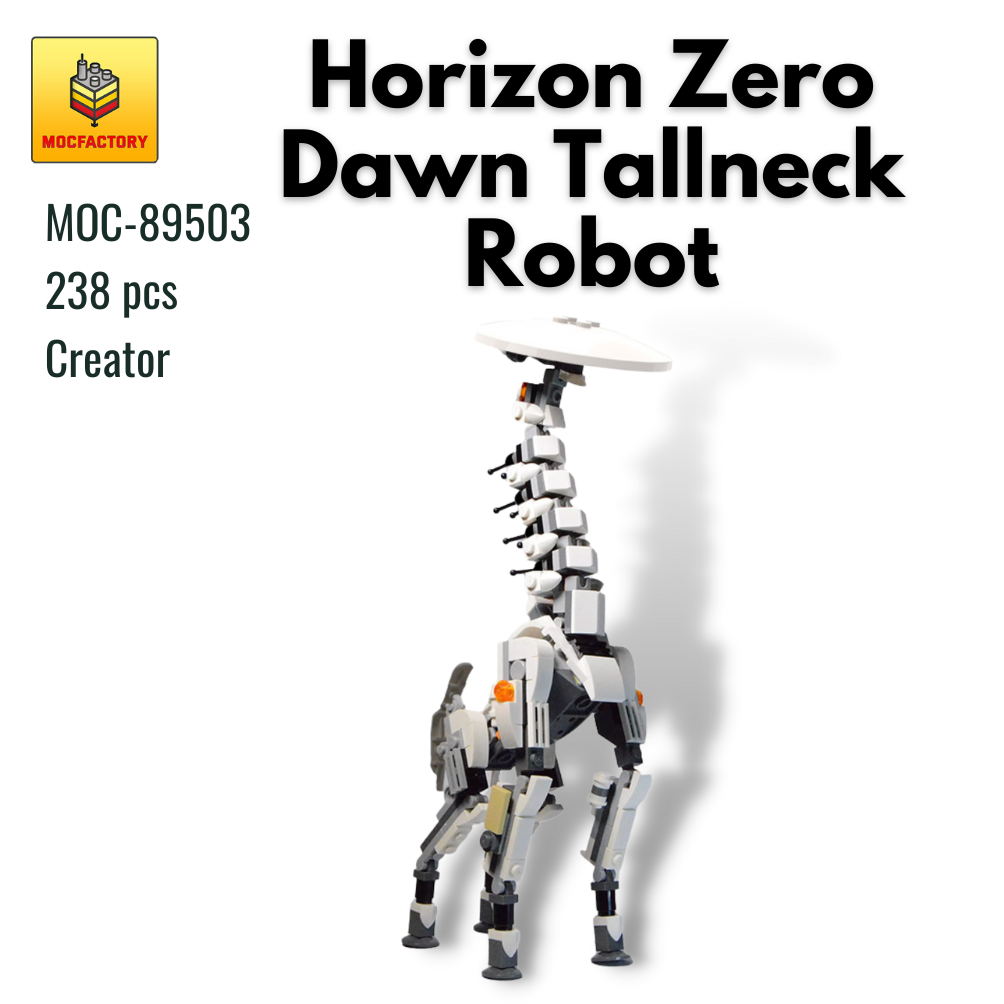 MOC-89503 Horizon Zero Dawn Tallneck Robot With 238 Pieces