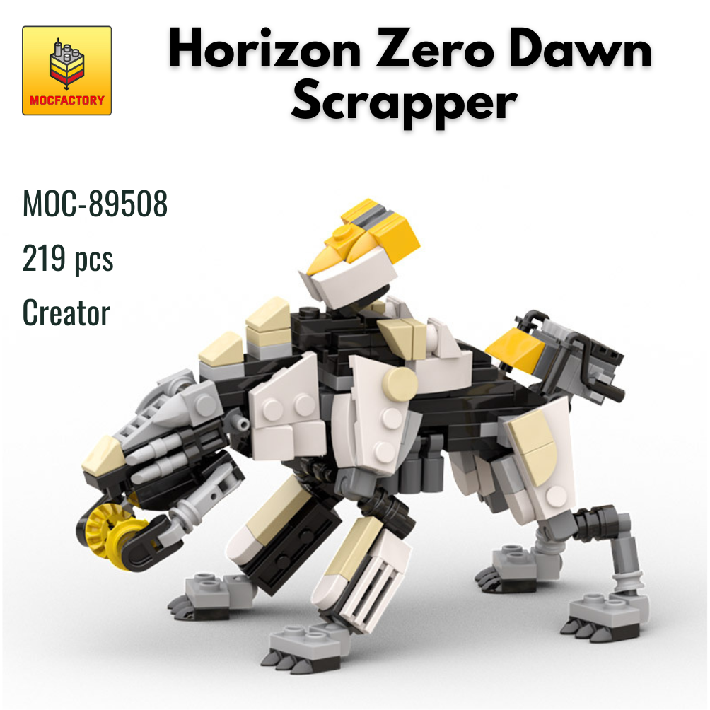 MOC 89508 Creator Horizon Zero Dawn Scrapper MOC FACTORY - MOULD KING