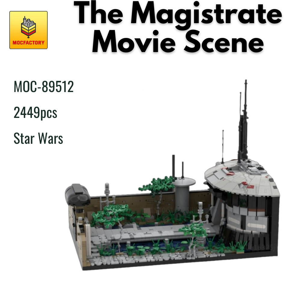 MOC 89512 Star Wars The Magistrate Movie Scene MOC FACTORY - MOULD KING