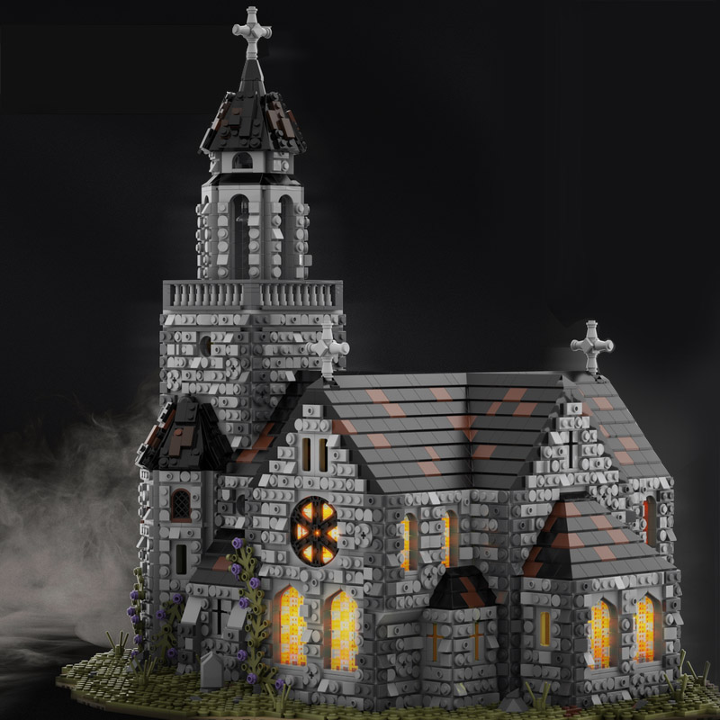MOC-76813 Medieval Cathedral With 6561 Pieces