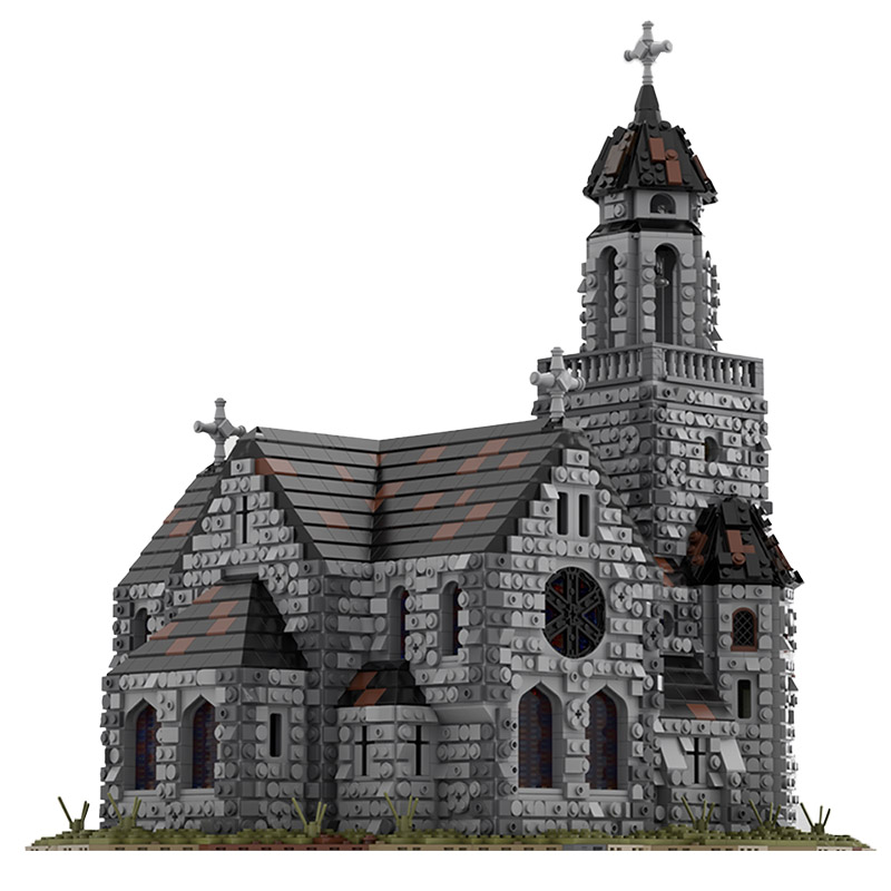MOC-76813 Medieval Cathedral With 6561 Pieces