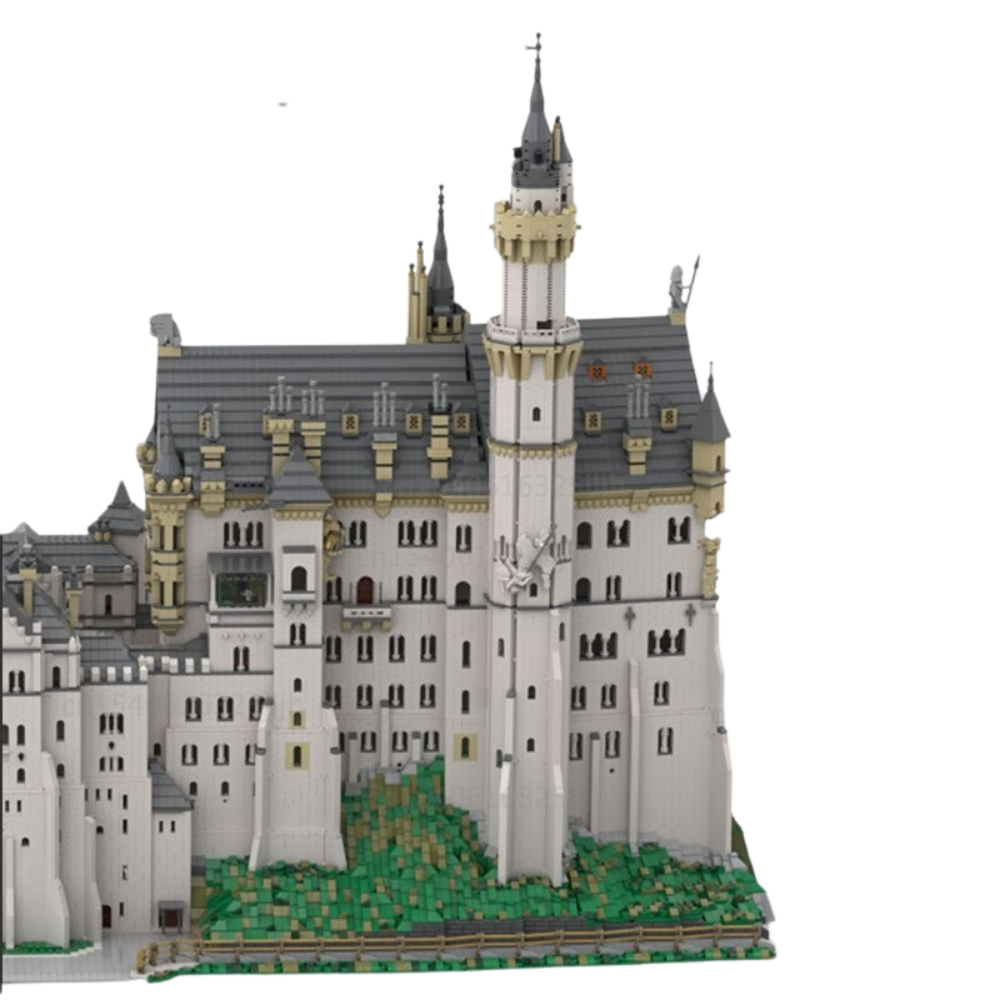 MOC-89515 Neuschwanstein Replica Castle Architecture With 57139PCS 