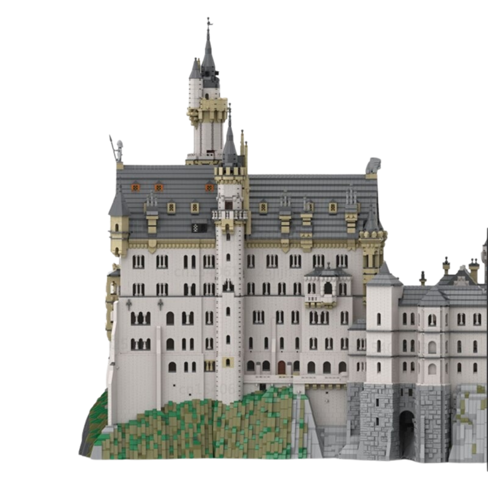 Neuschwanstein Replica Castle Architecture MOC 89515 2 - MOULD KING