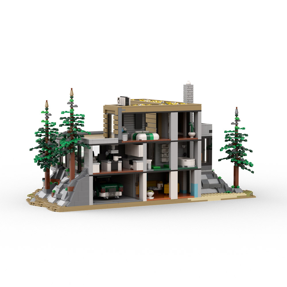 MOC-89507 The Architect’s House With 3163 Pieces