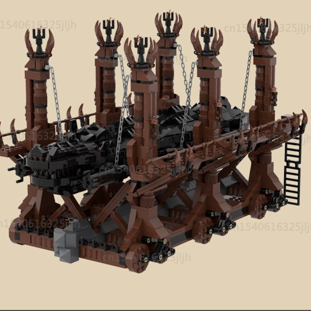 MOC-122034 Wolf’s Head Grond With 2486 Pieces