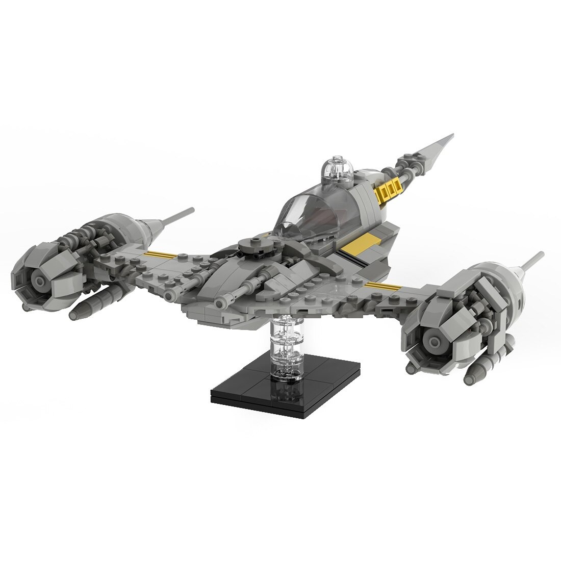 authorized moc 100546 n 1 starfighter bui main 4 1 - MOULD KING