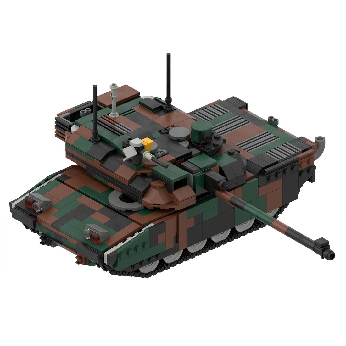 moc 34858 leclerc main battle tank model main 2 - MOULD KING