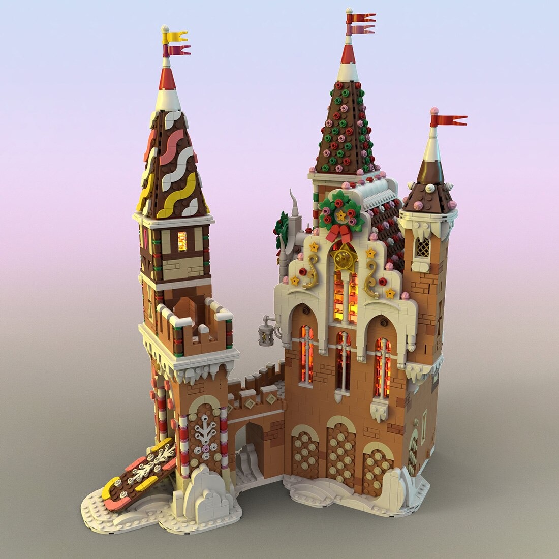 authorized moc 130576 medieval winter ca main 4 - MOULD KING