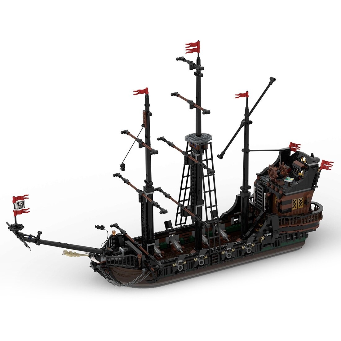 authorized moc 36789 pirate ship medieva main 0 - MOULD KING