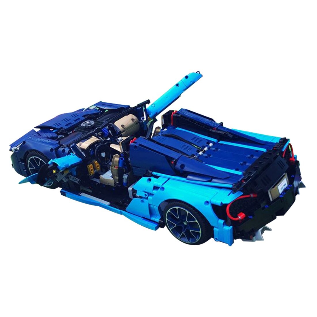 moc 16029 blue sports car model sci fi t main 0 - MOULD KING