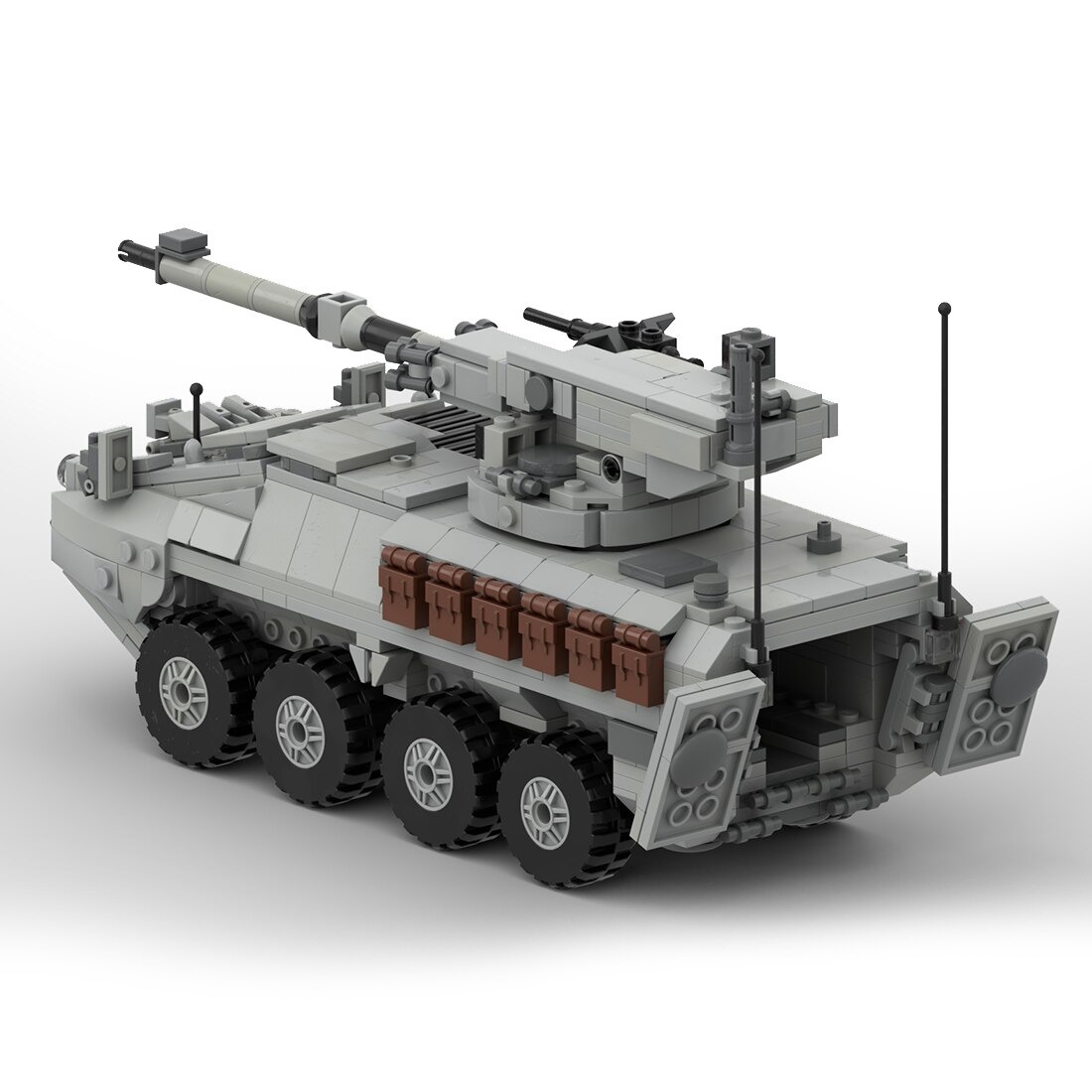 moc 60244 m 1128 stryker mgs military the main 1 - MOULD KING