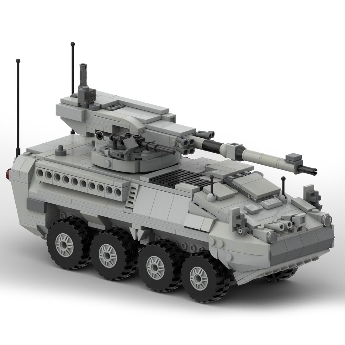 moc 60244 m 1128 stryker mgs military the main 2 - MOULD KING