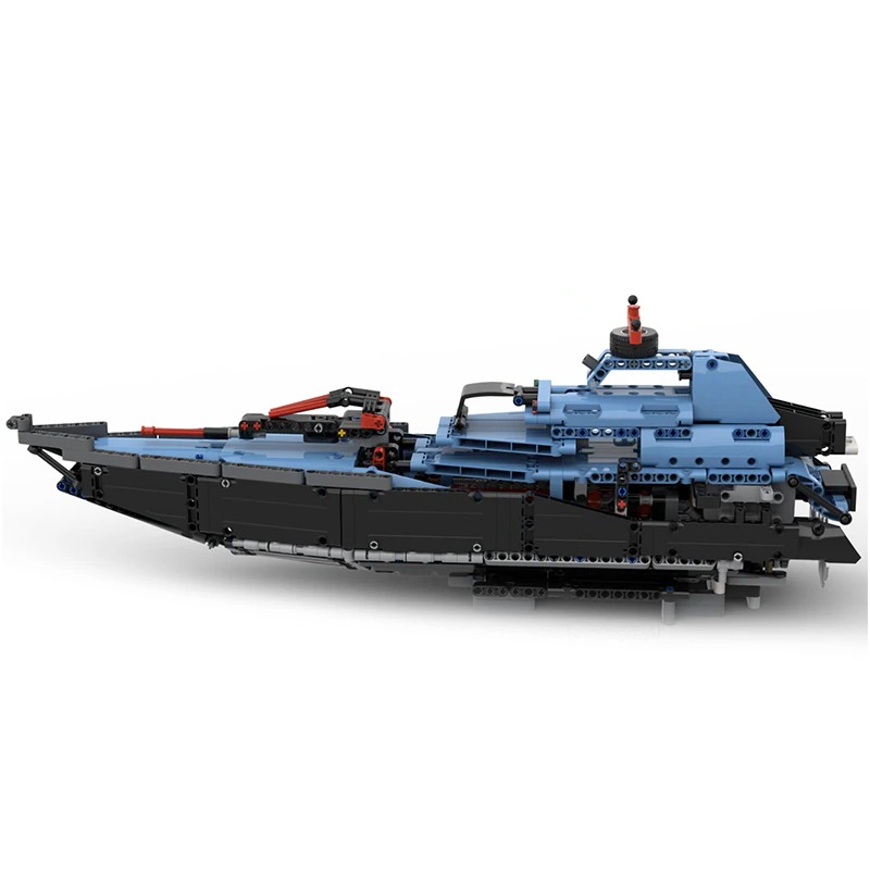 moc building blocks warship model series main 1 - MOULD KING