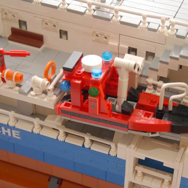 moc building blocks warship model series main 3 - MOULD KING