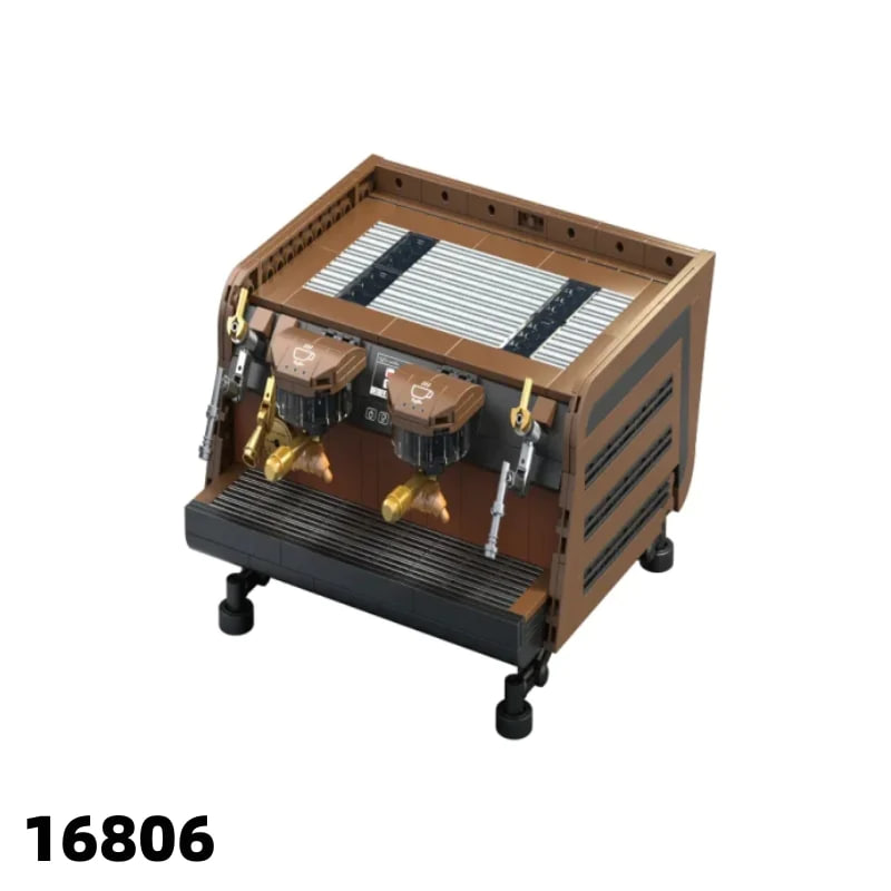 DECOOL 16804 16806 Rome Espresso Machine 1 - MOULD KING