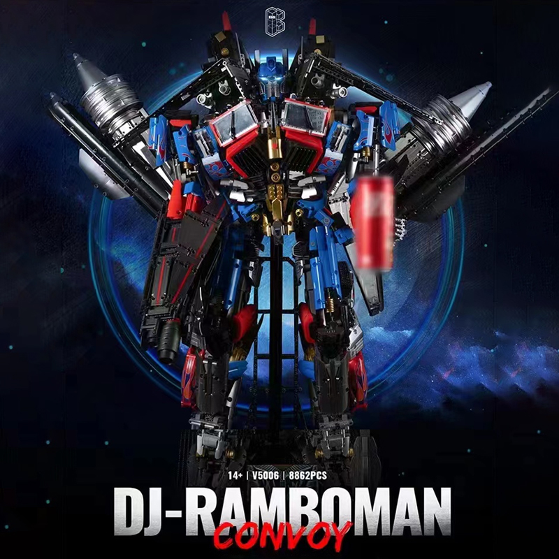 K Box V5006 DJ Rambo Man Robot 5 1 - MOULD KING