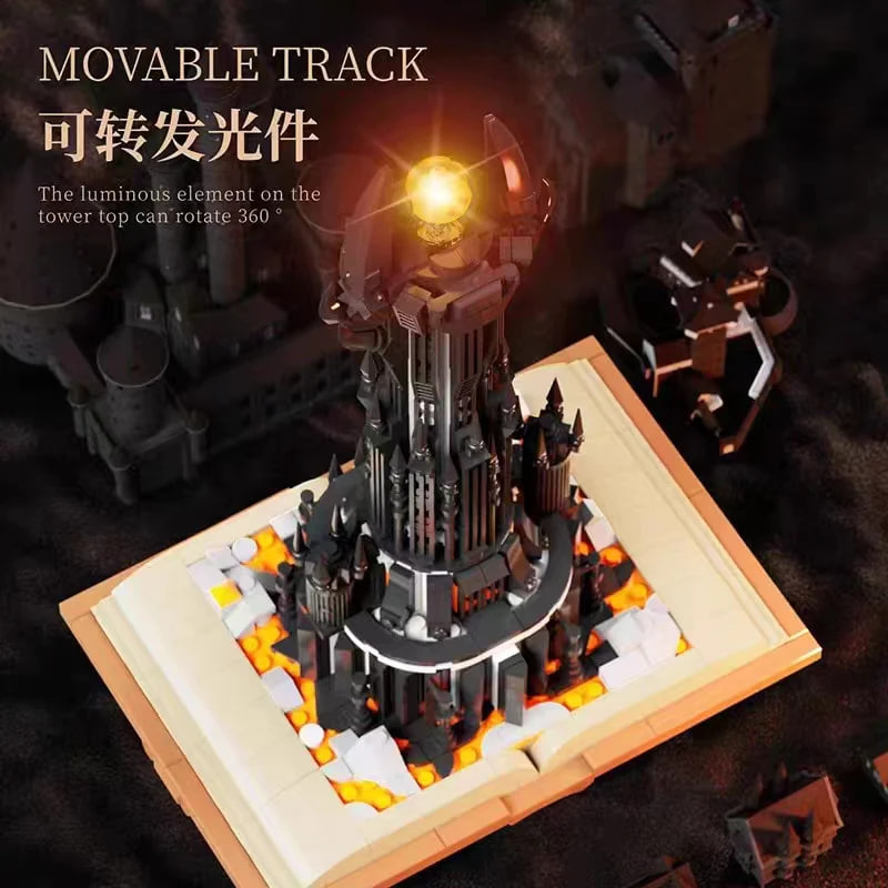 MJ 13018 Fortress of Sauron Magic Book 4 - MOULD KING