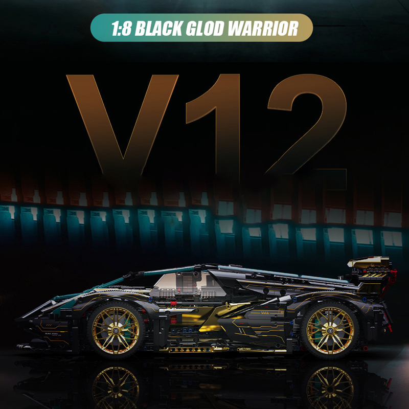 MOYU 88001C Darth Vader V12 Sports Car 3 - MOULD KING