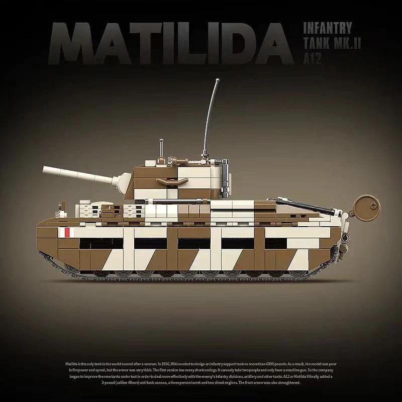 Matilida Infantry Tank MK.II A12 4 - MOULD KING