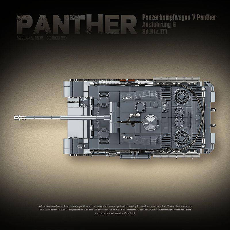 Panther Ausfuhrung 2 - MOULD KING