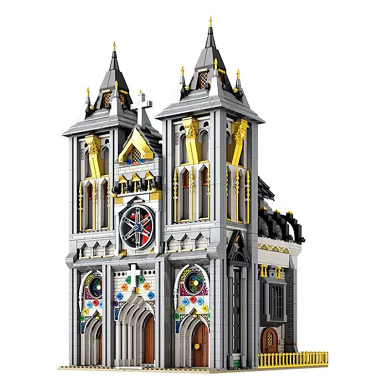 Reobrix 66027 Modular Buildings European Centur Churches 3 - MOULD KING