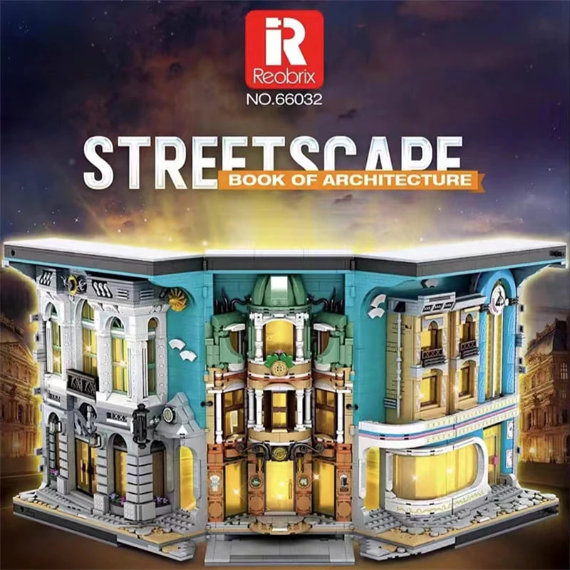 Reobrix 66032 Streetscape Book of Architecture 5 - MOULD KING