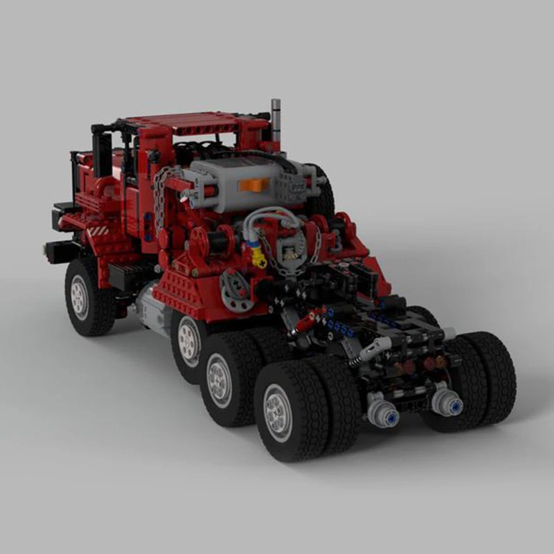 moc building blocks truck model heavy eq main 2 - MOULD KING