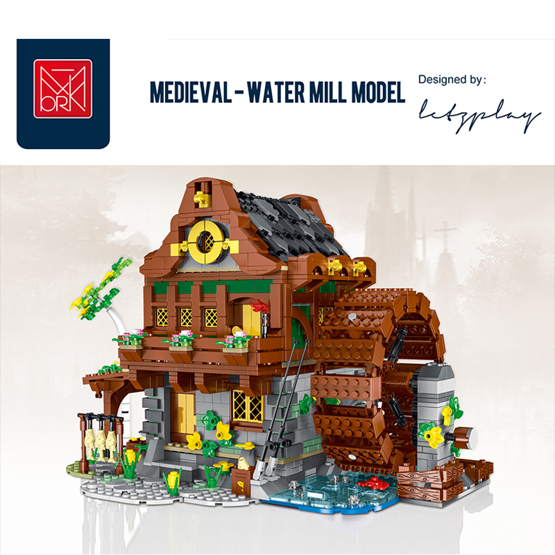 Mork 033005 MEDIEVAL WATERMILL 5 - MOULD KING