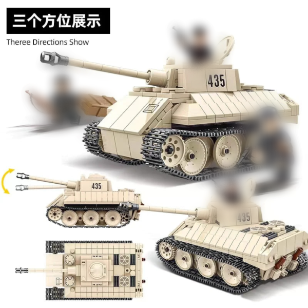 QuanGuan 100101 VK 16.02 Leopard Tank 2 - MOULD KING