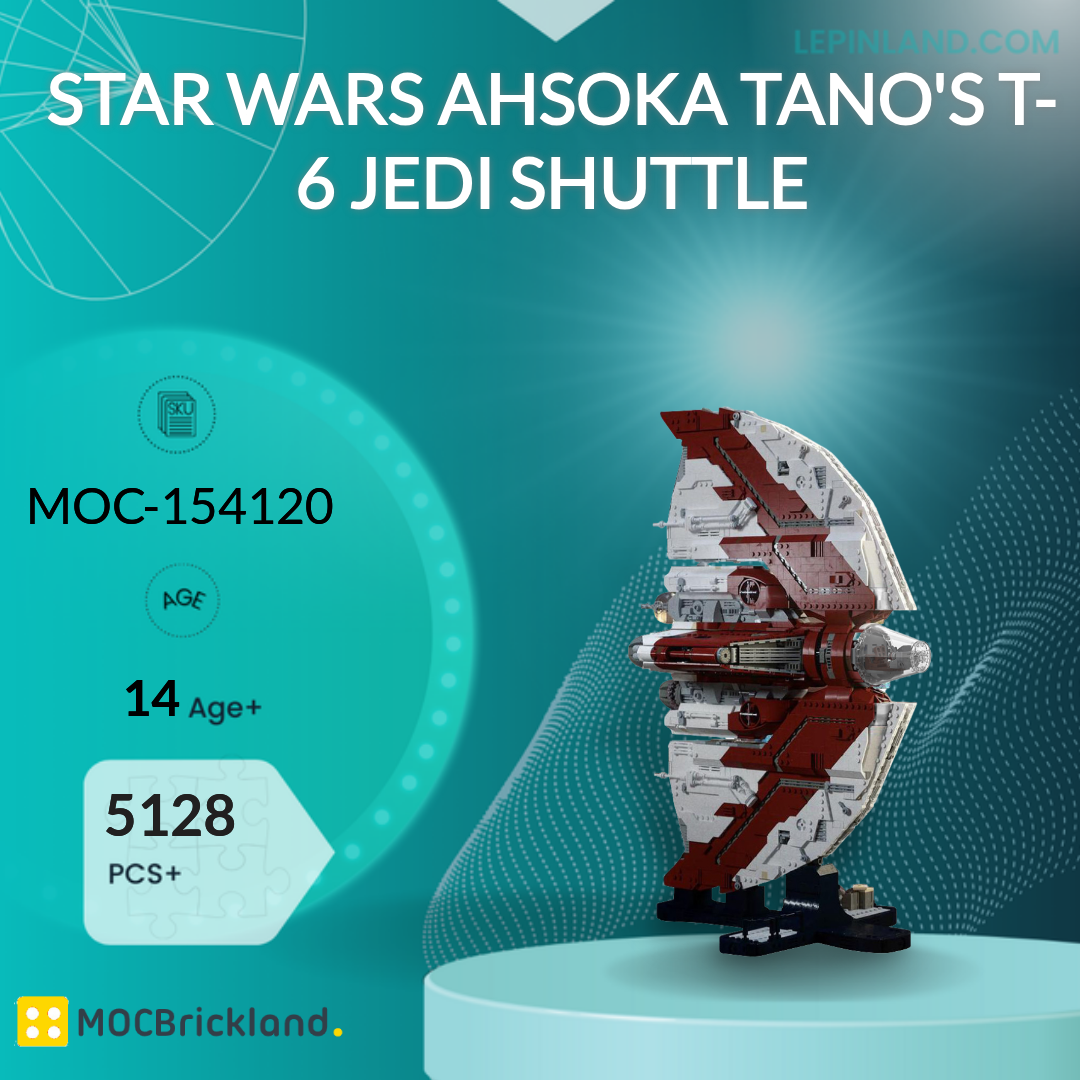 Star Wars MOCBRICKLAND 154120 Star Wars Ahsoka Tano's T-6 Jedi Shuttle