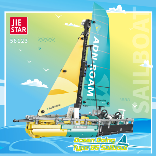 JIESTAR 58123 Ocean Going Type 65 Sailboat - MOULD KING