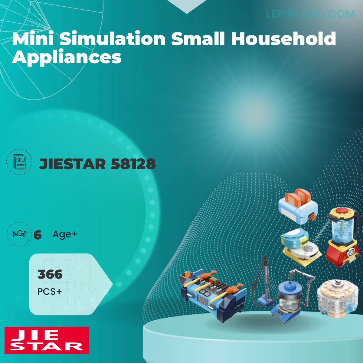 Creator Expert JIESTAR 58128 Mini Simulation Small Household Appliances